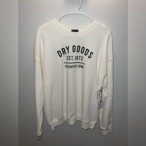 Dry Goods White/Creme Sweater | Davenport Iowa | NWT